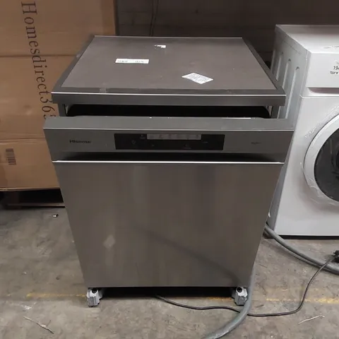HISENSE HS642D90XUK FULL-SIZE DISHWASHER - STAINLESS STEEL