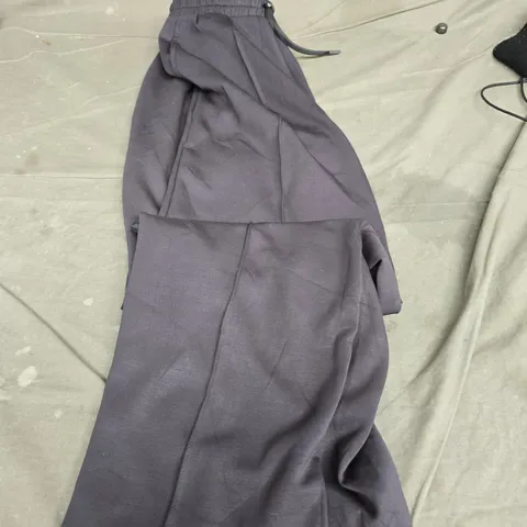 BERSHKA JOGGER PANTS – DARK GREY, ELASTIC WAISTBAND WITH DRAWSTRING