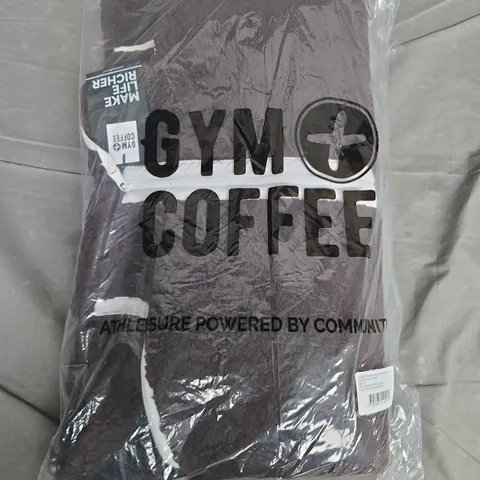 BAGGED GYM+COFFEE INDUSTRY FLEECE HALF ZIP β MOCHA BEAN