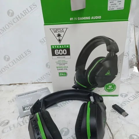 BOXED TURTLE BEACH STEALTH 600 GEN 2 USB WIRELESS AMPLIFIED GAMING HEADSET