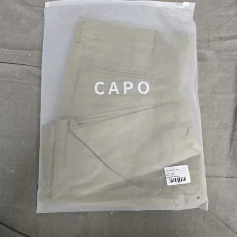 CAPO LINEN SHORT - OLIVE, MEN'S SHORTS, UK 34 (L)