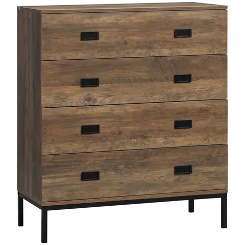 BOXED SEIDMAN 4 DRAWER 80CM W CHEST OF DRAWERS (2 BOXES)