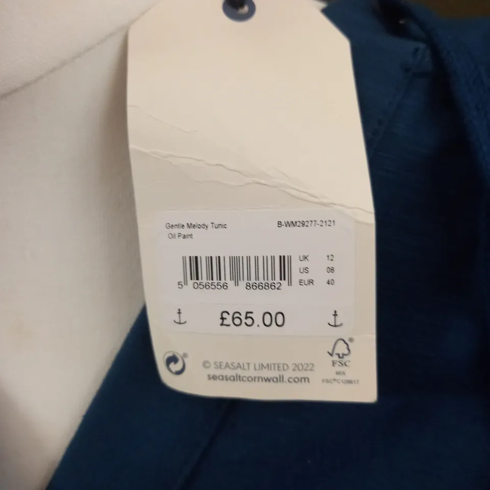 SEASALT CORNWALL GENTLE MELODY TUNIC SIZE 12