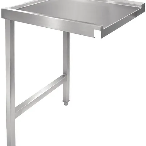 BOXED VOGUE PASS THROUGH DISHWASH TABLE LEFT 600MM
