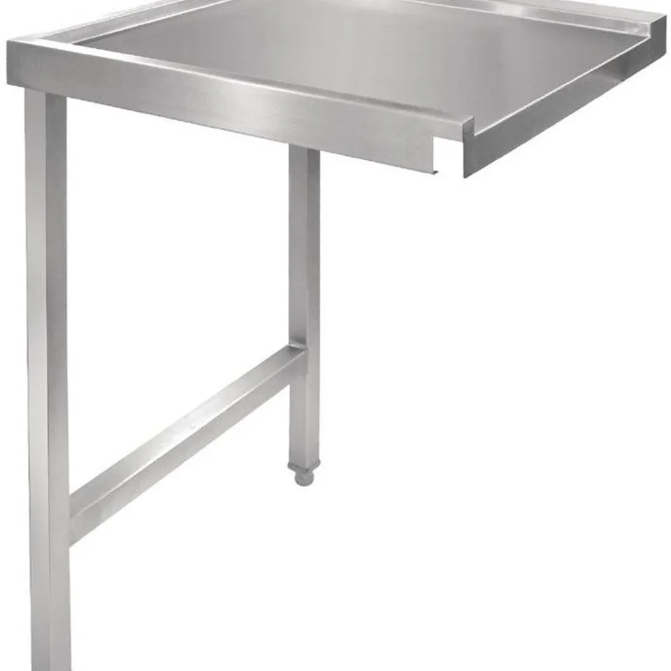 BOXED VOGUE PASS THROUGH DISHWASH TABLE LEFT 600MM