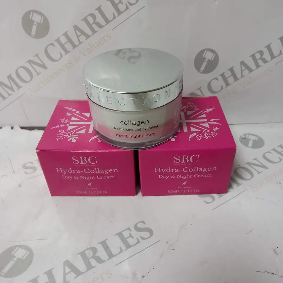 BOX OF 2 BOXED SBC HYDRA COLLAGEN DAY AND NIGHT CREAM