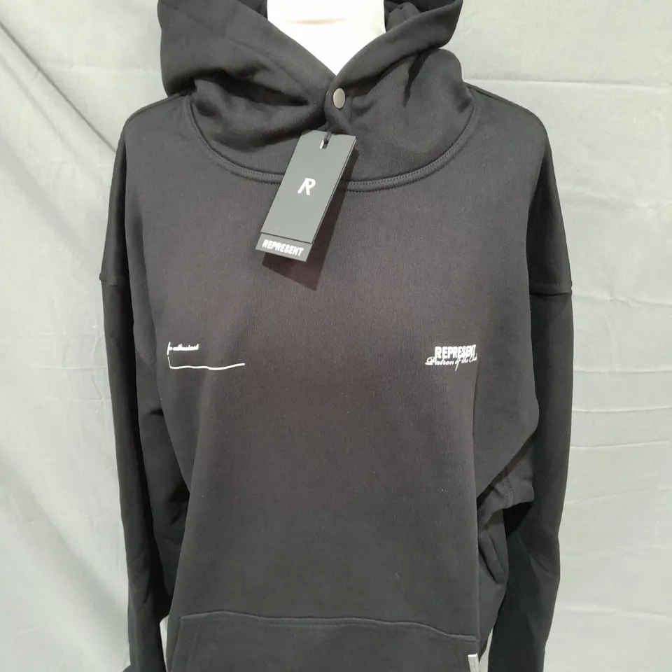 REPRESENT PATRON OF THE CLUB HOODIE SIZE L 