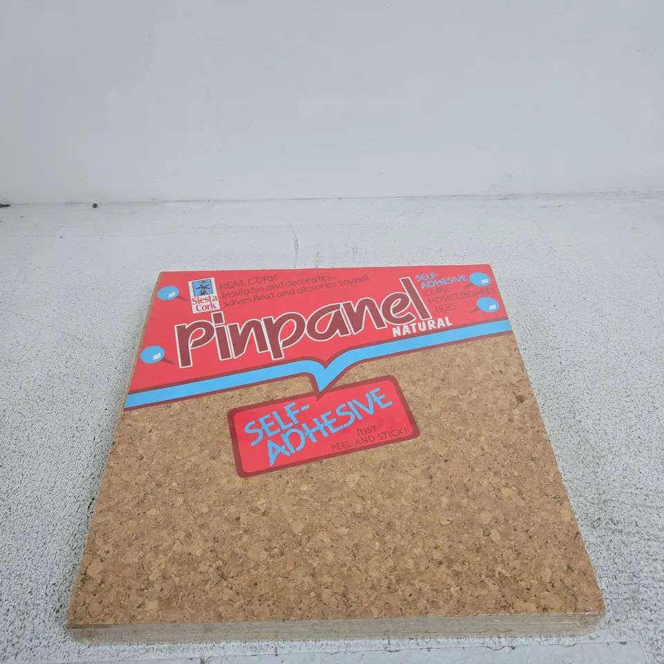 SIESTA CORK SELF-ADHESIVE CORK TILES – NATURAL