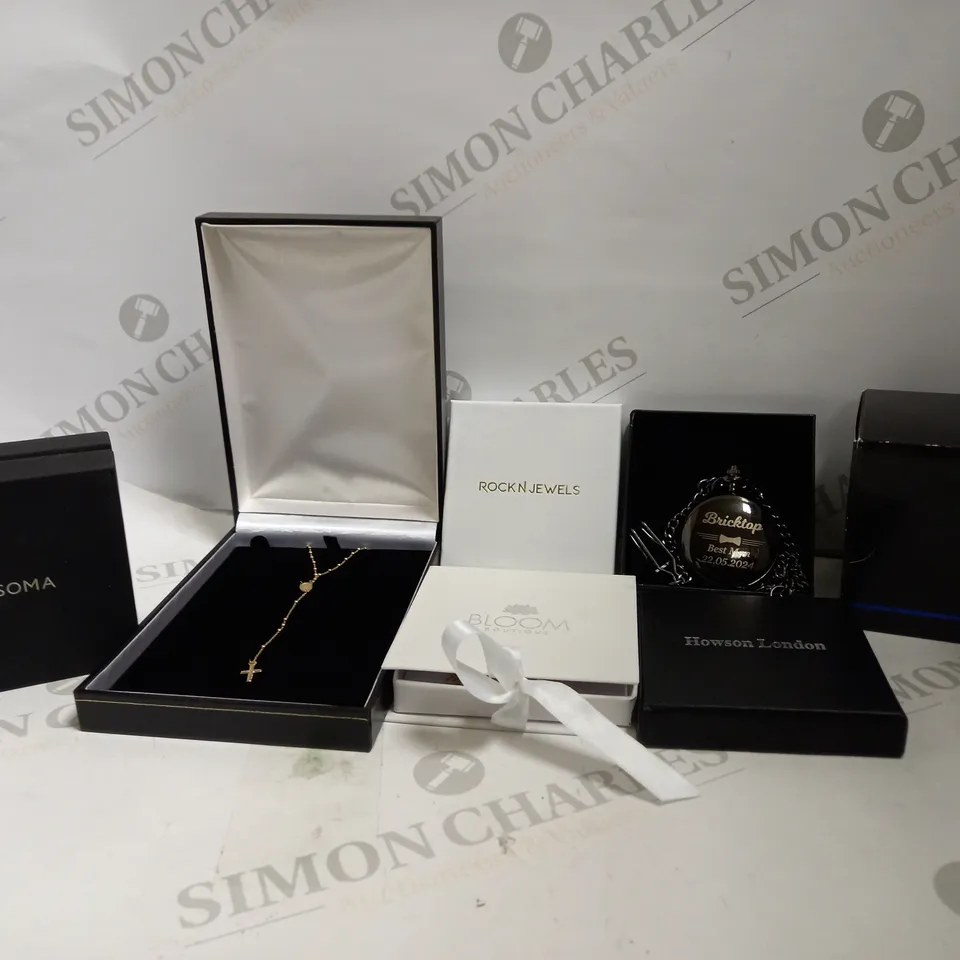 LOT TO CONTAIN APPROXIMATELY 35 X ASSORTED ITEM OF JEWELLERY & WATCHES, BRANDS & DESIGNS WILL VARY 