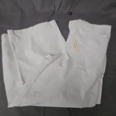 MAX STUDIO LONDON WHITE TROUSERS, WOMEN'S, SIZE L