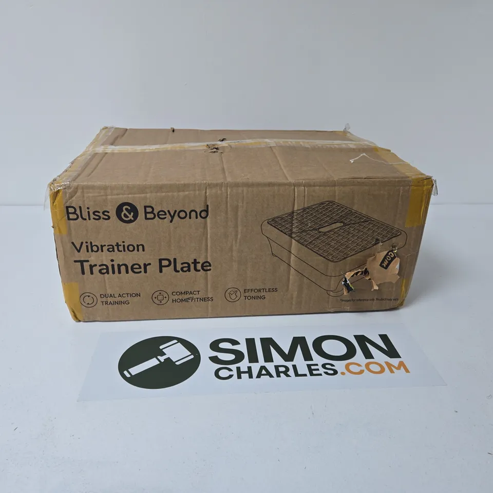 BLISS & BEYOND VIBRATION TRAINER PLATE – BOXED