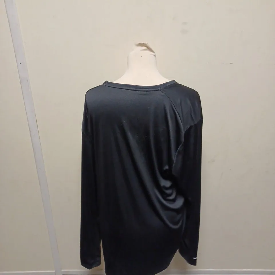 NIKE DRI FIT XL LONG SLEEVED - BLACK 