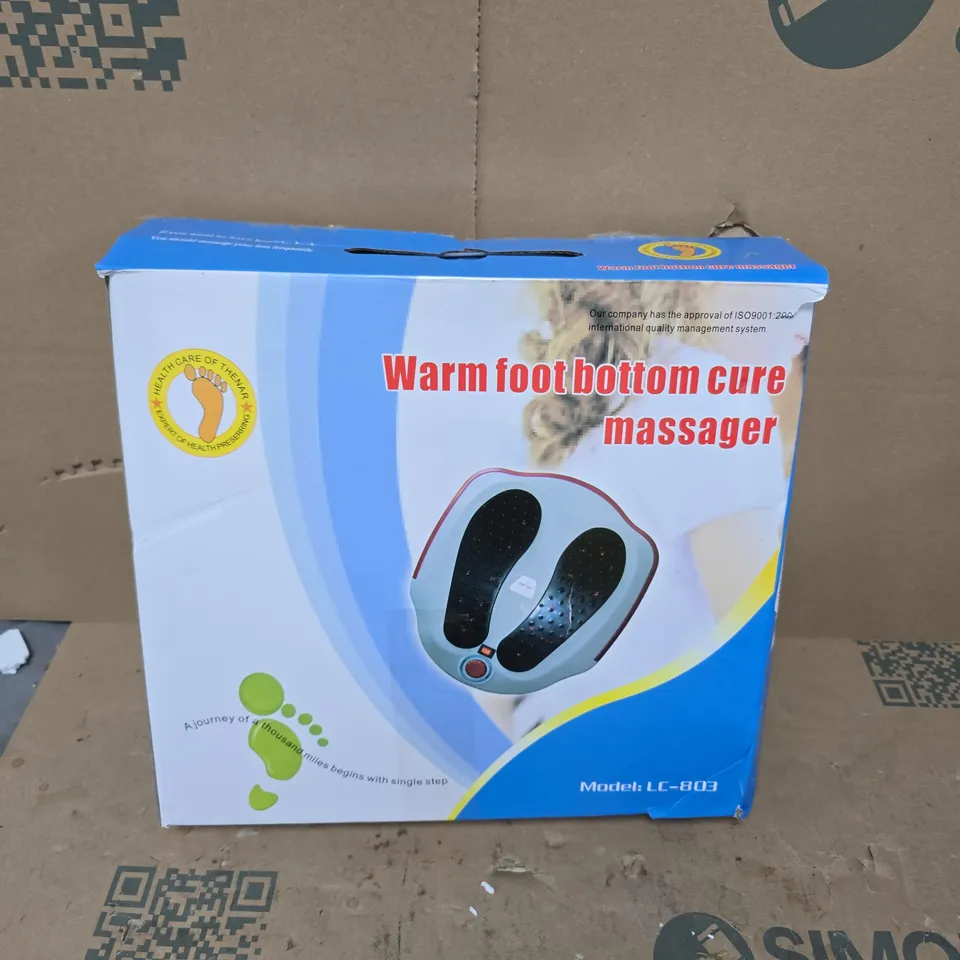 BOXED WARM FOOT BOTTOM CURE MASSAGER