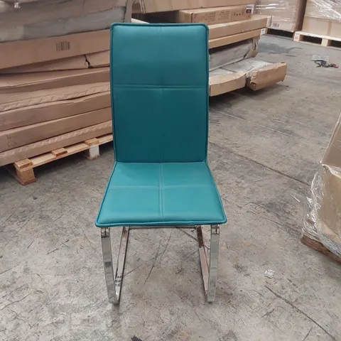 DESIGNER FAUX LEATHER DINING CHAIR