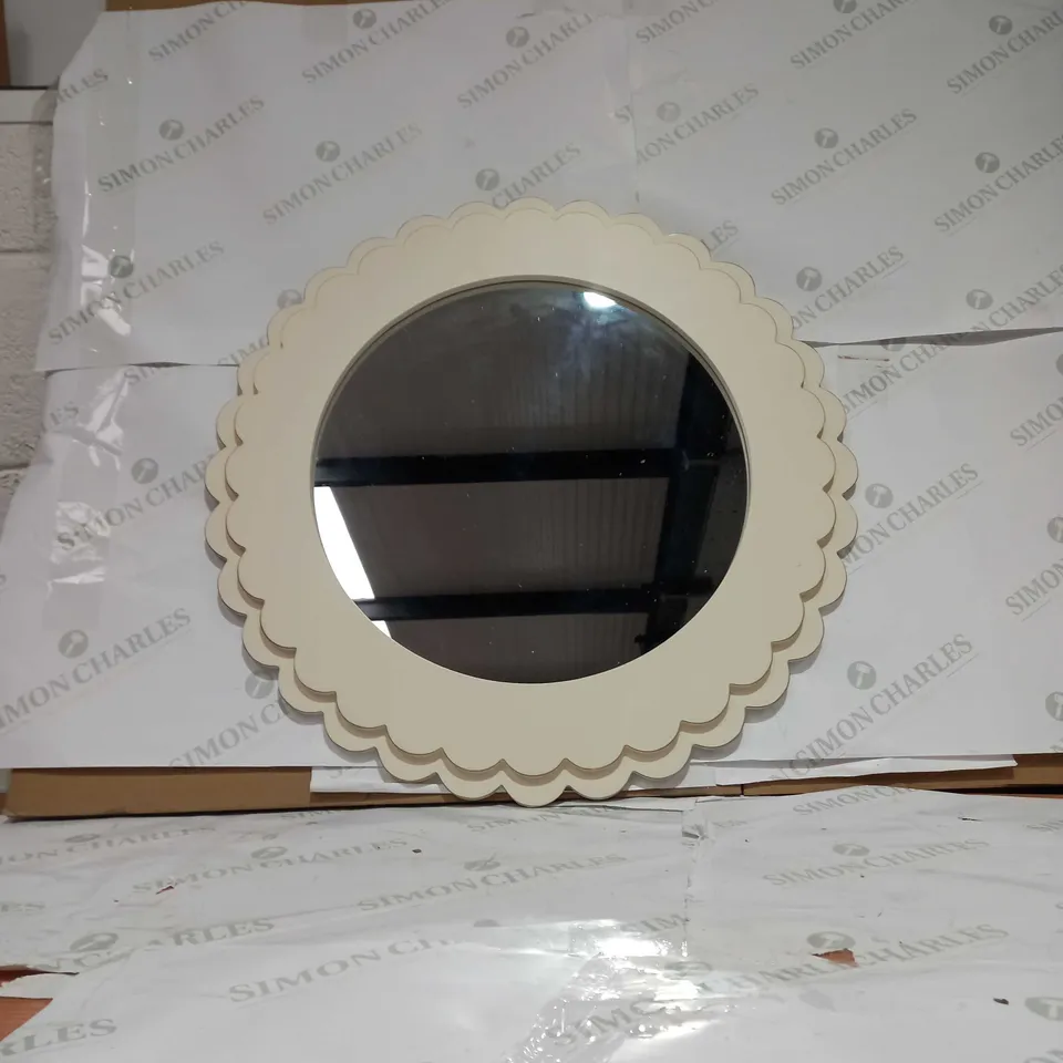 BUNDLEBERRY BY AMANDA HOLDEN SCALLOPED EDGE WALL MIRROR