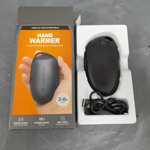 BOXED 5200 MAH HAND WARMER WITH POWER BANK FUNCTION