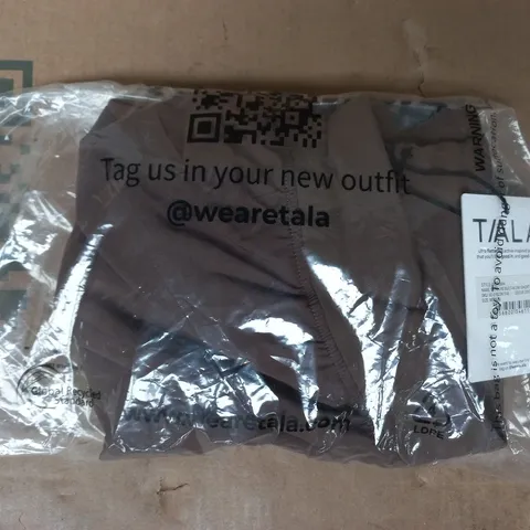 BAGGED T/ALA SKIN LUXE BUILT IN 2-IN-1 SHORTS IN BROWN SIZE MEDIUM