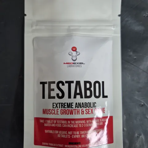 BOX OF APPROXIMATELY 75 PACKS OF CUTS-N-GAINS TABLETS - TESTABOL (60 TABLETS PER PACK)