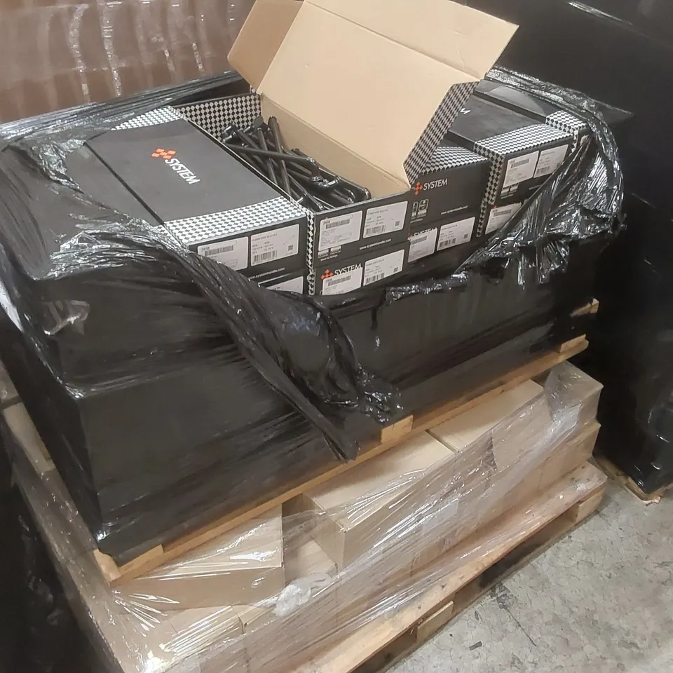 PALLET CONTAINING A LARGE QUANTITY OF SYSTEM BATHROOM HANDLES ECT