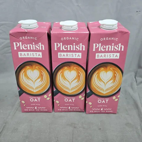 LOT OF 11 1L ORGANIC PLENISH BARISTA OAT MILK