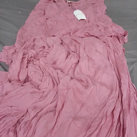 MONSOON JODIE CAPE DRESS, PINK - UK SIZE X-LARGE 
