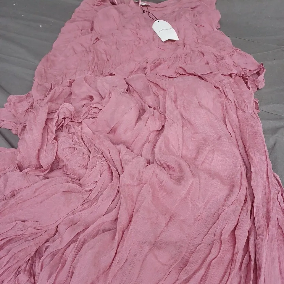 MONSOON JODIE CAPE DRESS, PINK - UK SIZE X-LARGE 