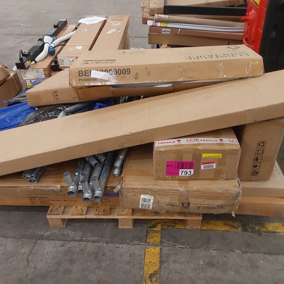 PALLET TO CONTAIN ASSORTED BOXED FURNITURE AND FURNITURE PARTS
