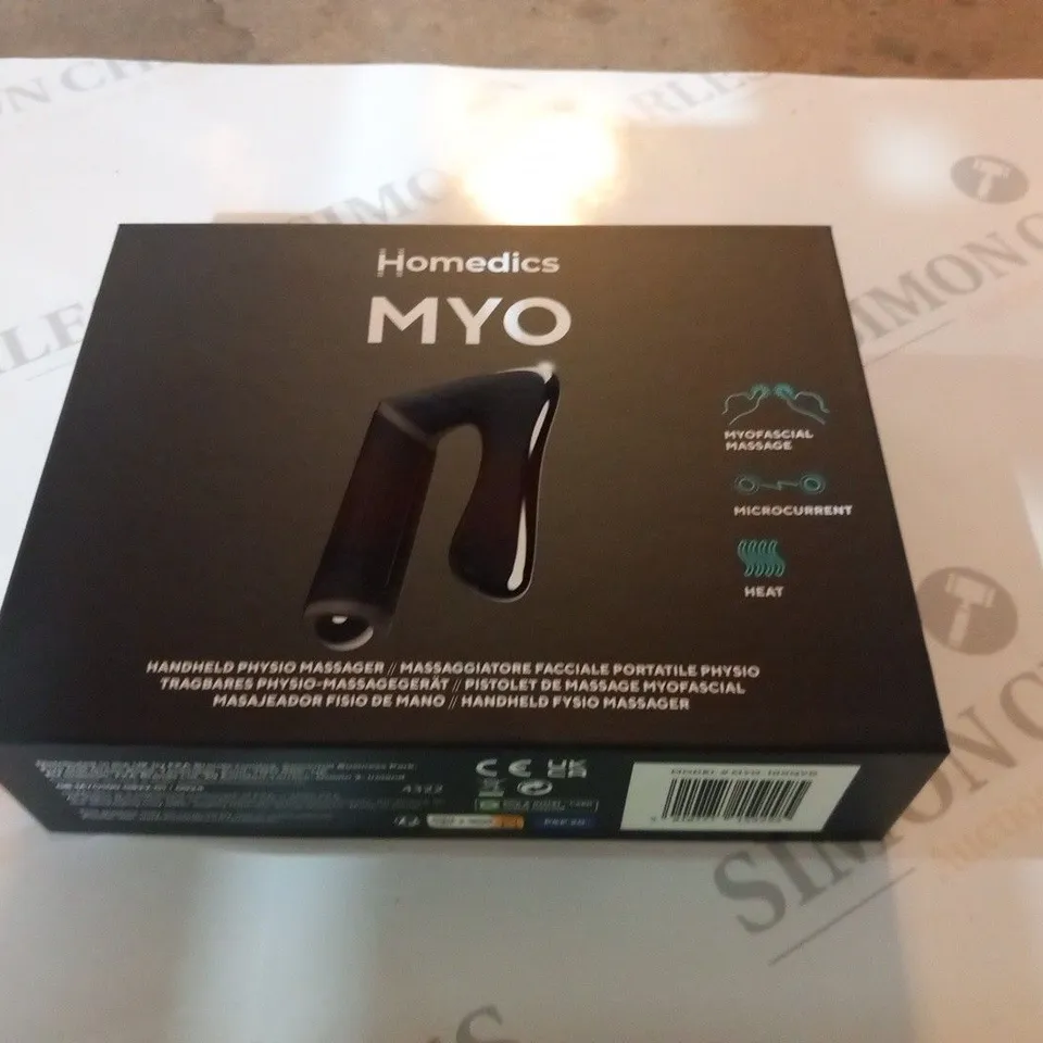 BOXED HOMEDICS MYO HANDHELD PHYSIO MASSAGER 