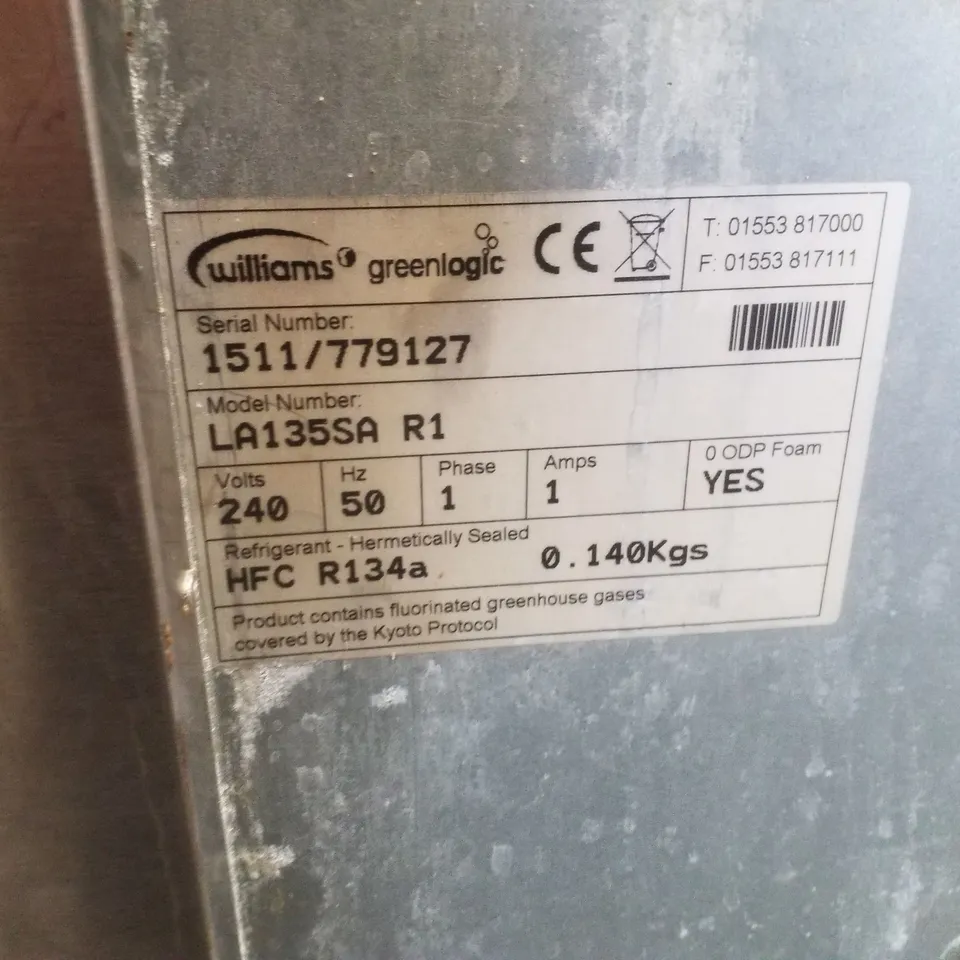 WILLIAMS UNDERCOUNTER FREEZER