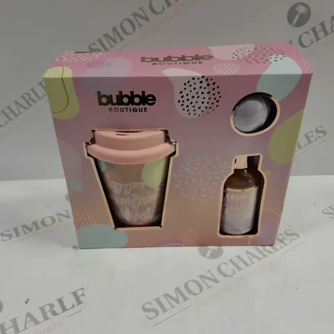 BOXED BUBBLE BOUTIQUE BATH SET 