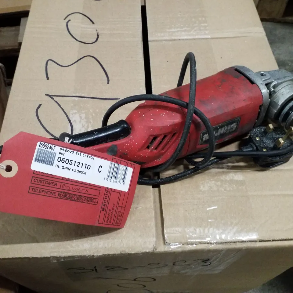 CLARKE CAG800B 800W 115MM ANGLE GRINDER (230V)