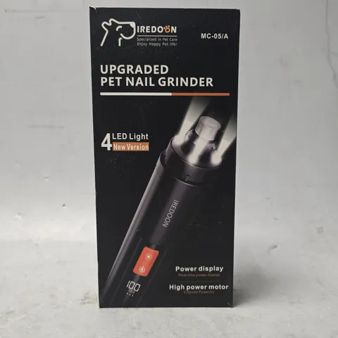 BOXED IREDOGN UPGRADED PET NAIL GRINDER