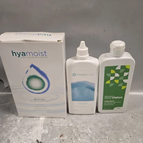 APPROXIMATELY 30 ASSORTED CONTACT LENS SOLUTION PRODUCTS - COLLECTION ONLY