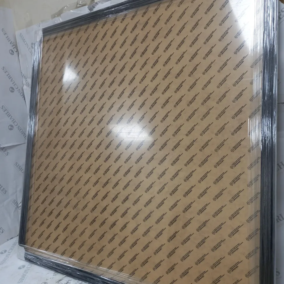 34"x34" BLACK WOOD EFFECT WOOD FRAME - COLLECTION ONLY