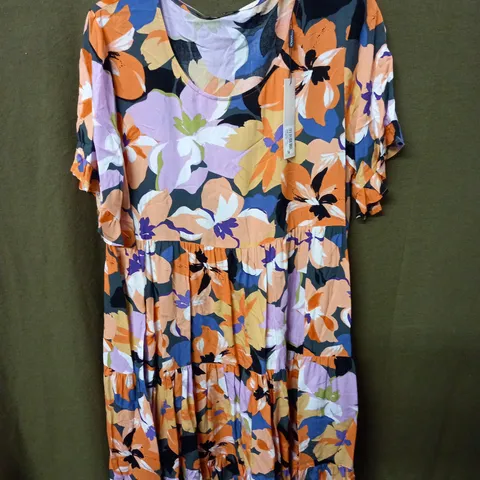 ROMAN LARGE FLORAL PRINT DRESS SIZE 16