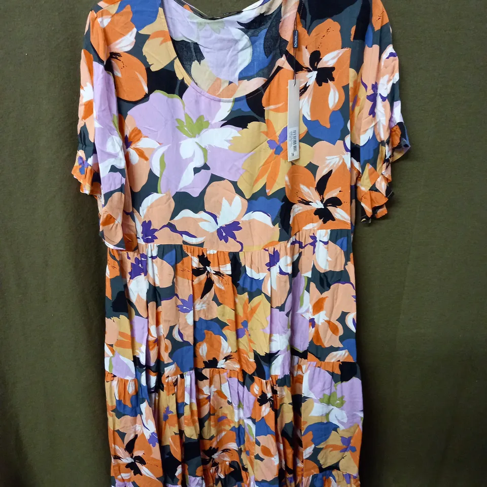 ROMAN LARGE FLORAL PRINT DRESS SIZE 16