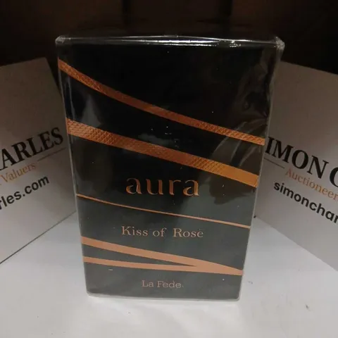 BOXED AND SEALED AURA KISS OF ROSE LA FEDE EAU DE PARFUM 100ML