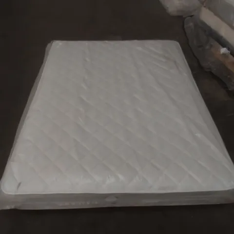 QUALITY BAGGED DOUBLE 135cm AIRSPRUNG LUXURY QUILTED MEDIUM MATTRESS