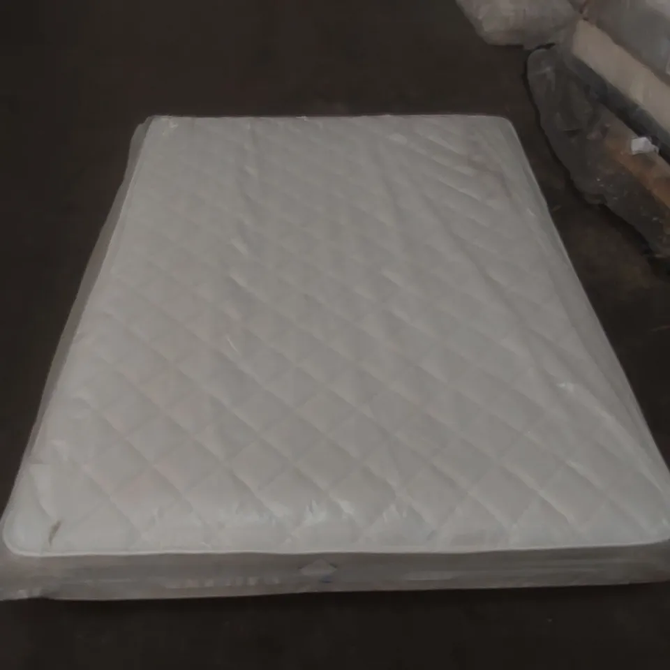 QUALITY BAGGED DOUBLE 135cm AIRSPRUNG LUXURY QUILTED MEDIUM MATTRESS RRP £229