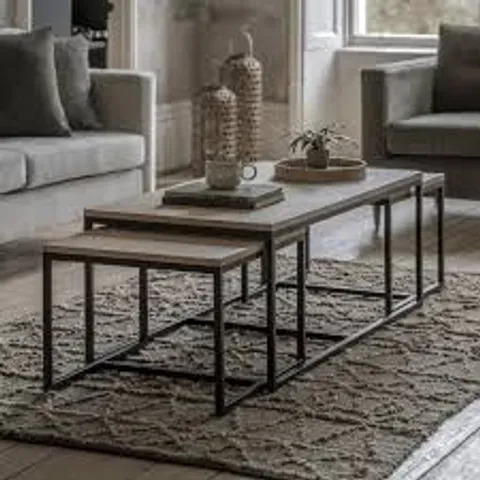 BOXED HENLEY COFFEE TABLE NEST (2 BOXES)