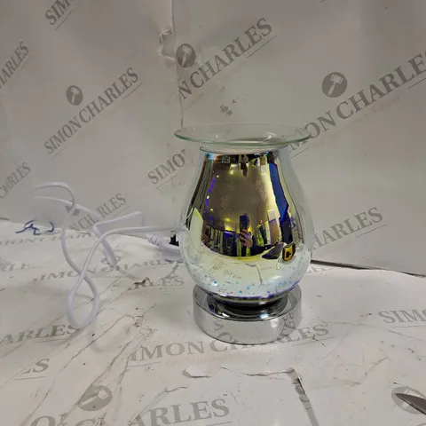 BOXED SENSE AROMA 3D FRAGRANCE WARMER- fireworks silver base