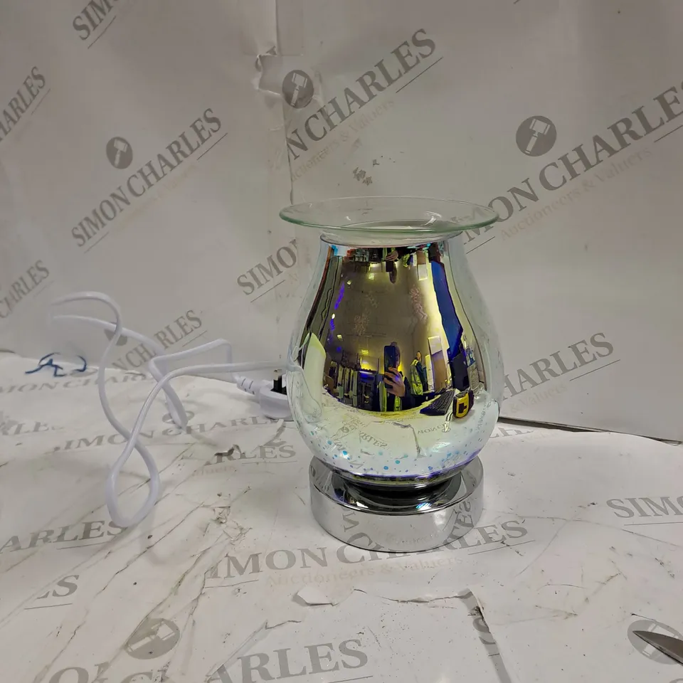 BOXED SENSE AROMA 3D FRAGRANCE WARMER- fireworks silver base