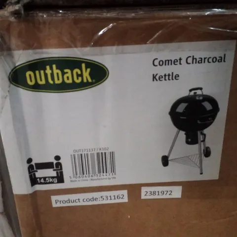 BOXED OUTBACK COMET CHARCOAL KETTLE