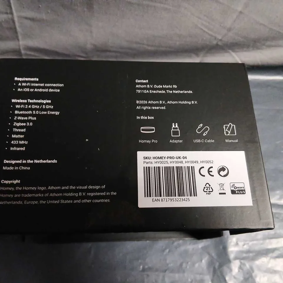 HOMEY PRO SMART HOME HUB – BOXED