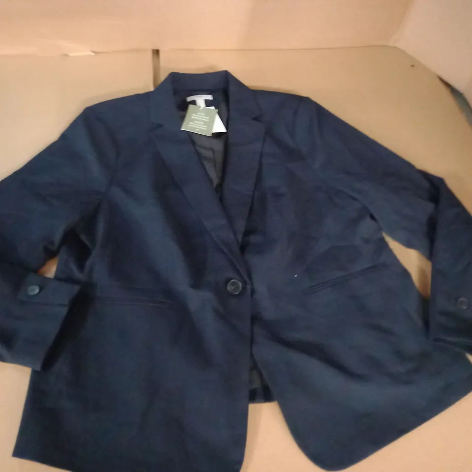 H&M NAVY BLAZER - UK 20
