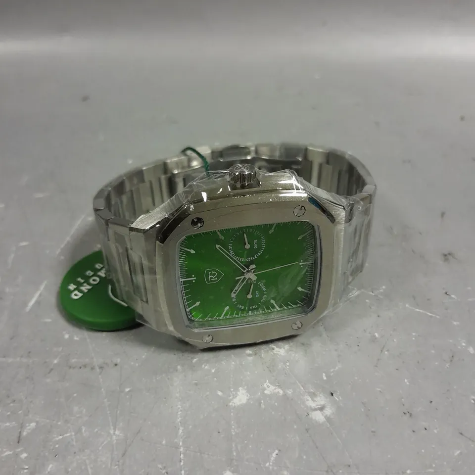 MENS RAYMOND GAUDIN WATCH – MULTI FUNCTION DIAL – STAINLESS CASE & STRAP – 5ATM WATER RESISTANT