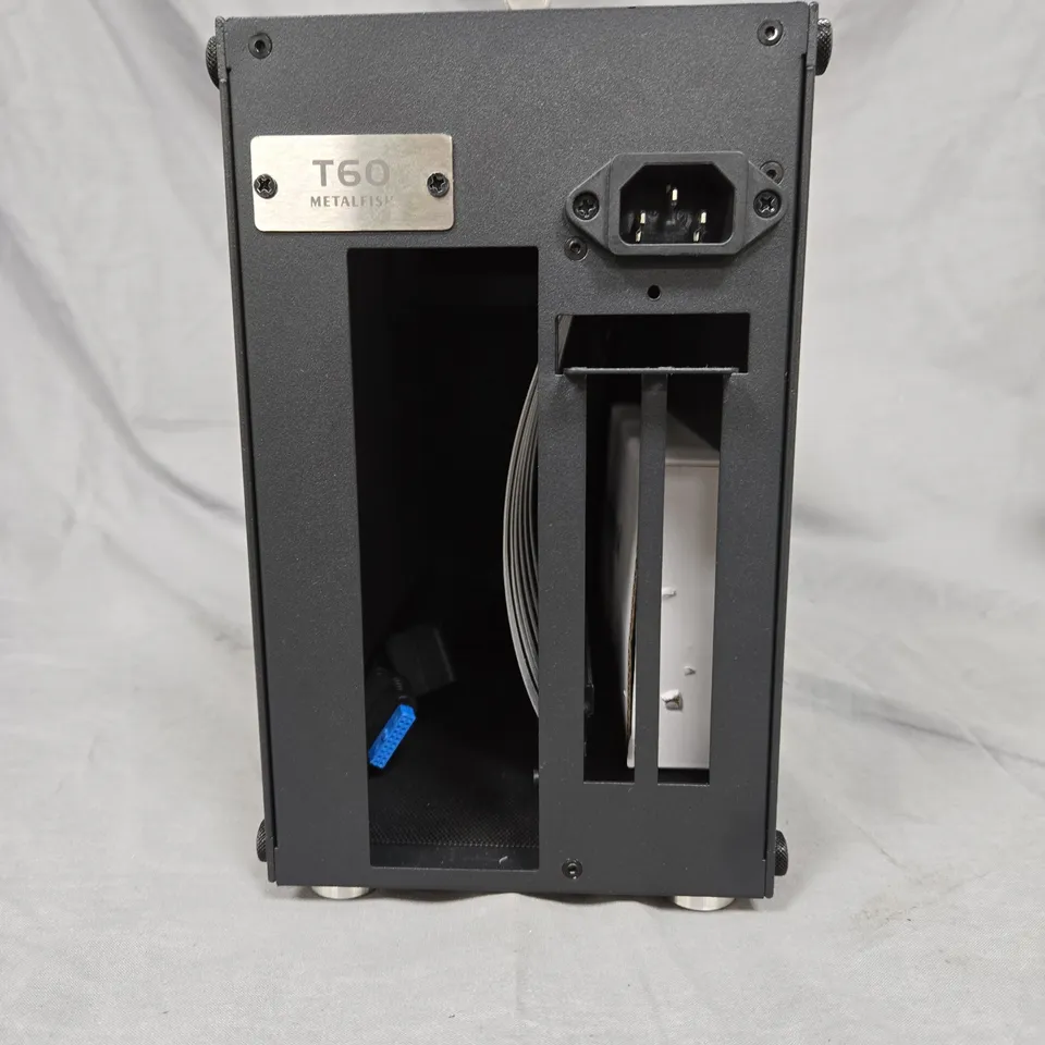 T60 BLACK SERVER/STORAGE ENCLOSURE – DESKTOP WITH DRIVE BAYS