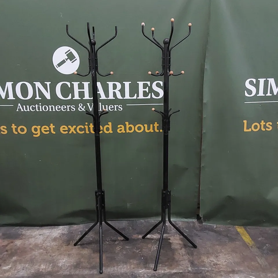 SET OF 2 DESIGNER COAT HANGERS 