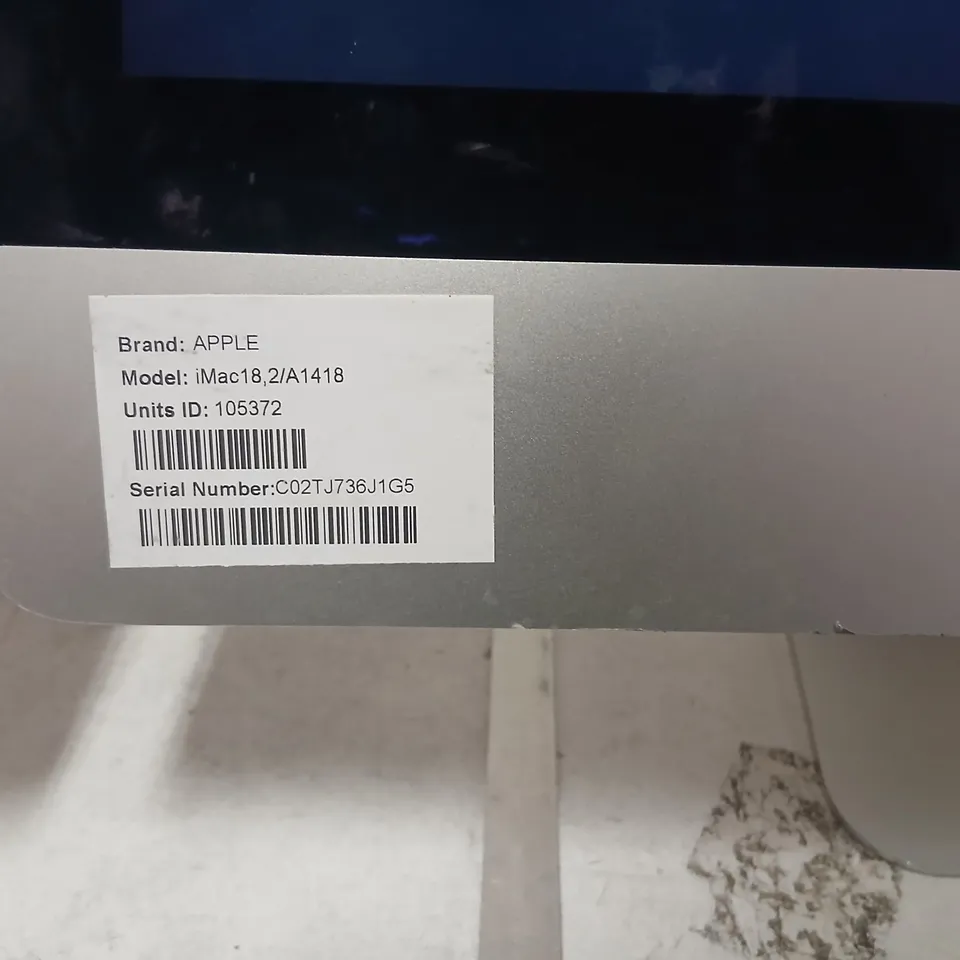 APPLE IMAC 27-INCH (IMAC18,2 / A1418) ALL-IN-ONE DESKTOP