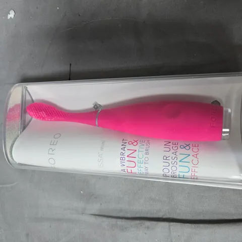 APPROXIMATELY 5 FOREO ISSA MINI PINK SILICONE SONIC TOOTHBRUSH 